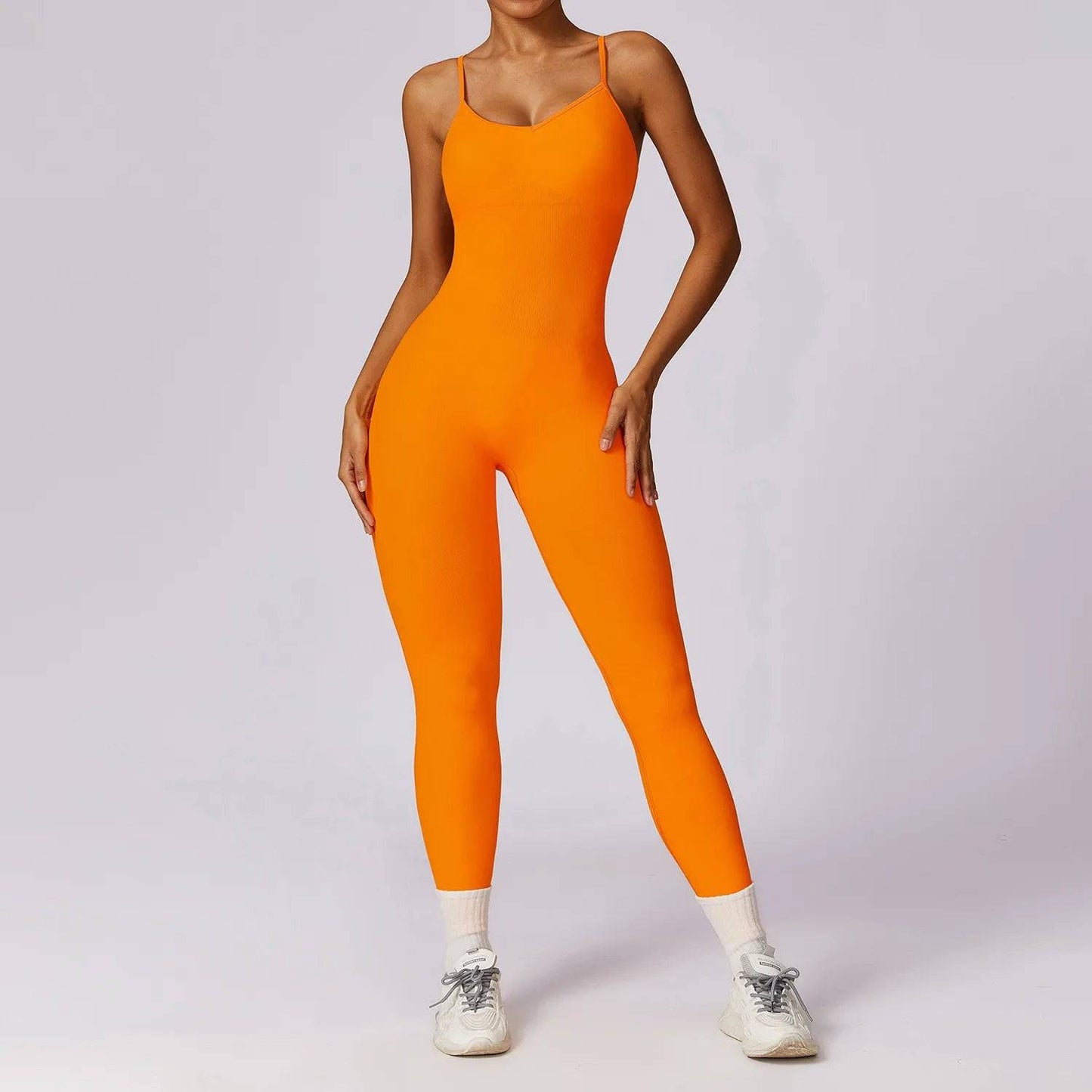 
                  
                    Women Sports Jumpsuit Gym Clothes One-piece Yoga Suit Backless Hollow-out Sleeveless Sportswear
                  
                