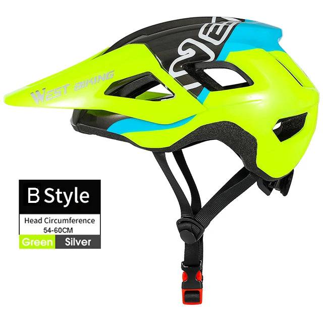 
                  
                    WEST BIKING MTB Bike Helmet Safety Cycling Road Bicycle Equipment Ultralight Sunshade Hat Integrally Molded Cycle Helmets Men
                  
                