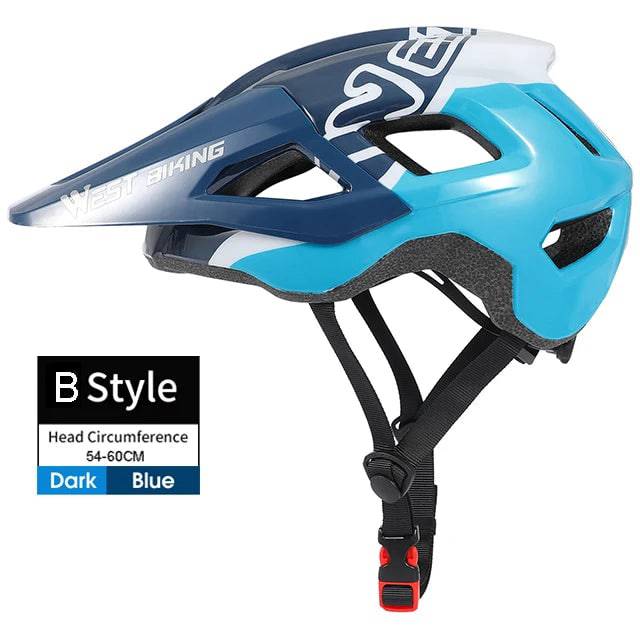 
                  
                    WEST BIKING MTB Bike Helmet Safety Cycling Road Bicycle Equipment Ultralight Sunshade Hat Integrally Molded Cycle Helmets Men
                  
                