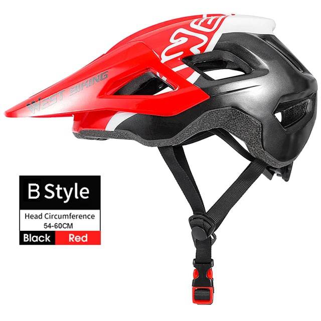 
                  
                    WEST BIKING MTB Bike Helmet Safety Cycling Road Bicycle Equipment Ultralight Sunshade Hat Integrally Molded Cycle Helmets Men
                  
                