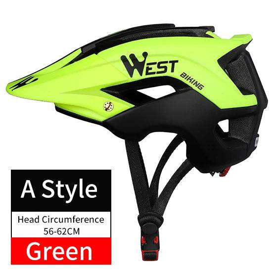 
                  
                    WEST BIKING MTB Bike Helmet Safety Cycling Road Bicycle Equipment Ultralight Sunshade Hat Integrally Molded Cycle Helmets Men
                  
                