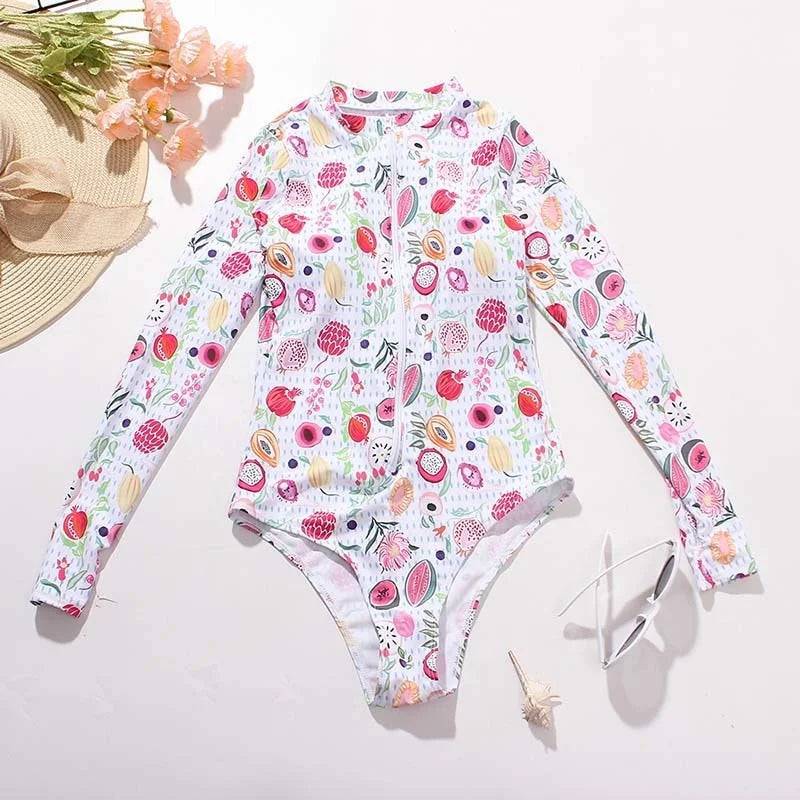 
                  
                    New One-Piece Swimsuit Closed Long Sleeve Swimwear For Sports Surfing Bodysuit Women Swimming Bathing Suit Beachwear Pool Bather
                  
                