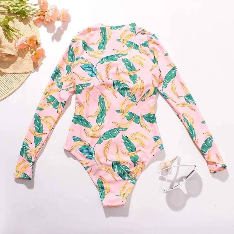 
                  
                    New One-Piece Swimsuit Closed Long Sleeve Swimwear For Sports Surfing Bodysuit Women Swimming Bathing Suit Beachwear Pool Bather
                  
                