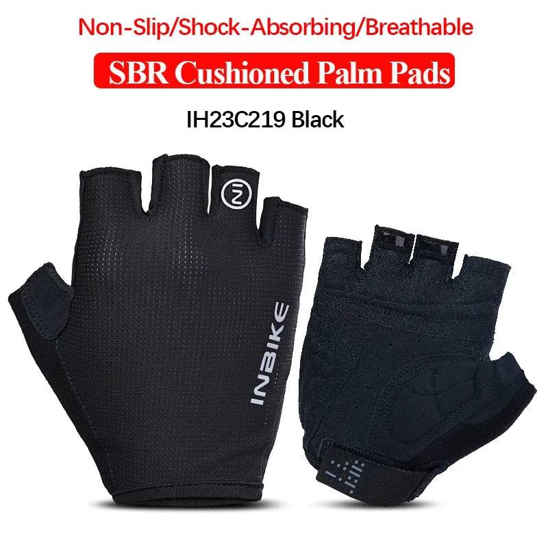 
                  
                    INBIKE Shockproof GEL Pad Cycling Gloves Half Finger Sport Gloves Men Women Summer Bicycle Gym Fitness Gloves MTB Gloves IF239
                  
                