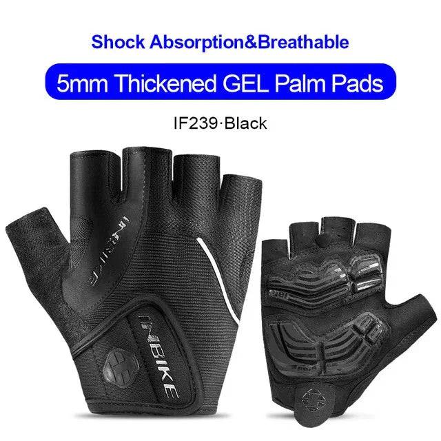 
                  
                    INBIKE Shockproof GEL Pad Cycling Gloves Half Finger Sport Gloves Men Women Summer Bicycle Gym Fitness Gloves MTB Gloves IF239
                  
                