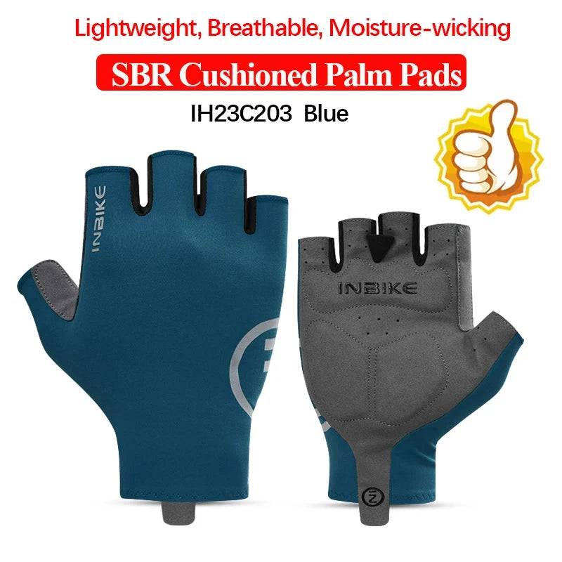 
                  
                    INBIKE Shockproof GEL Pad Cycling Gloves Half Finger Sport Gloves Men Women Summer Bicycle Gym Fitness Gloves MTB Gloves IF239
                  
                