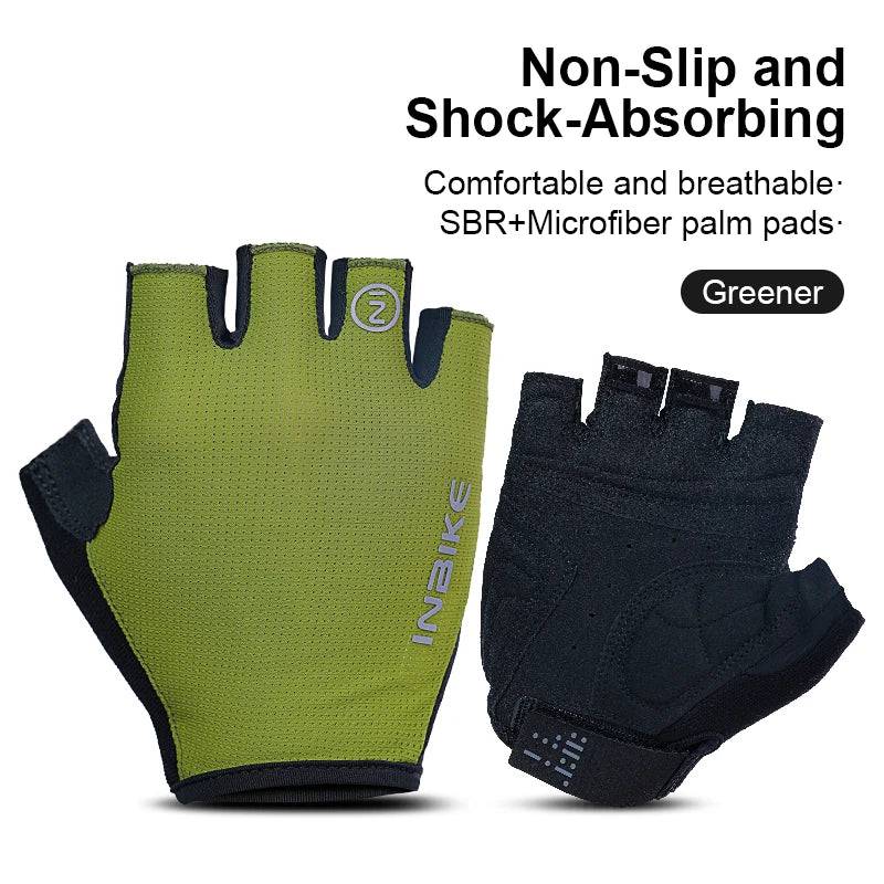 
                  
                    INBIKE Half Finger Cycling Gloves Summer Bicycle Gloves Shock-absorption Breathable Mountain Bike MTB Gloves Cycling Accessories
                  
                