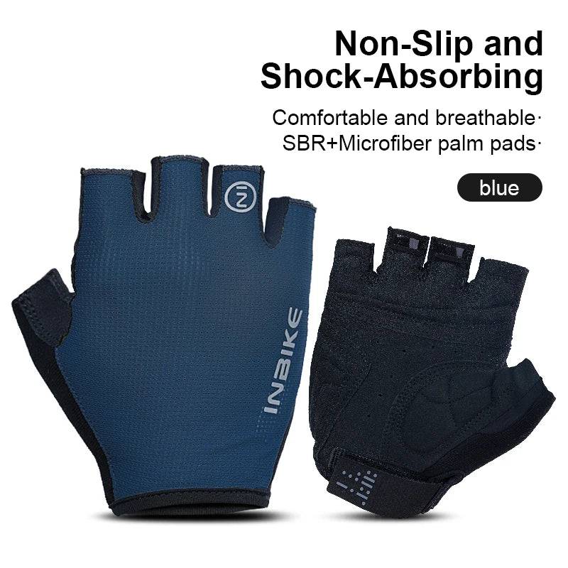 
                  
                    INBIKE Half Finger Cycling Gloves Summer Bicycle Gloves Shock-absorption Breathable Mountain Bike MTB Gloves Cycling Accessories
                  
                