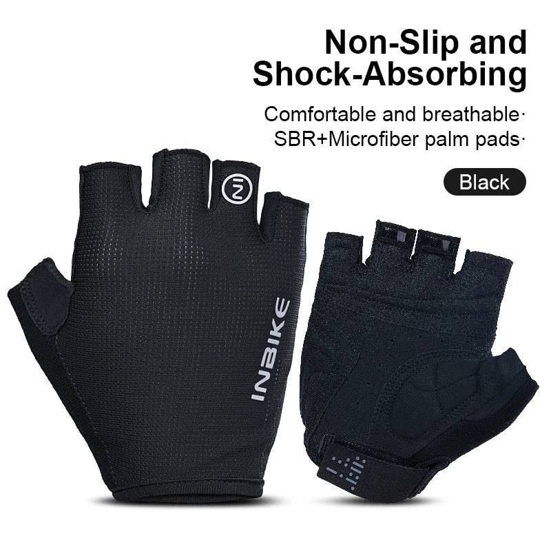 
                  
                    INBIKE Half Finger Cycling Gloves Summer Bicycle Gloves Shock-absorption Breathable Mountain Bike MTB Gloves Cycling Accessories
                  
                