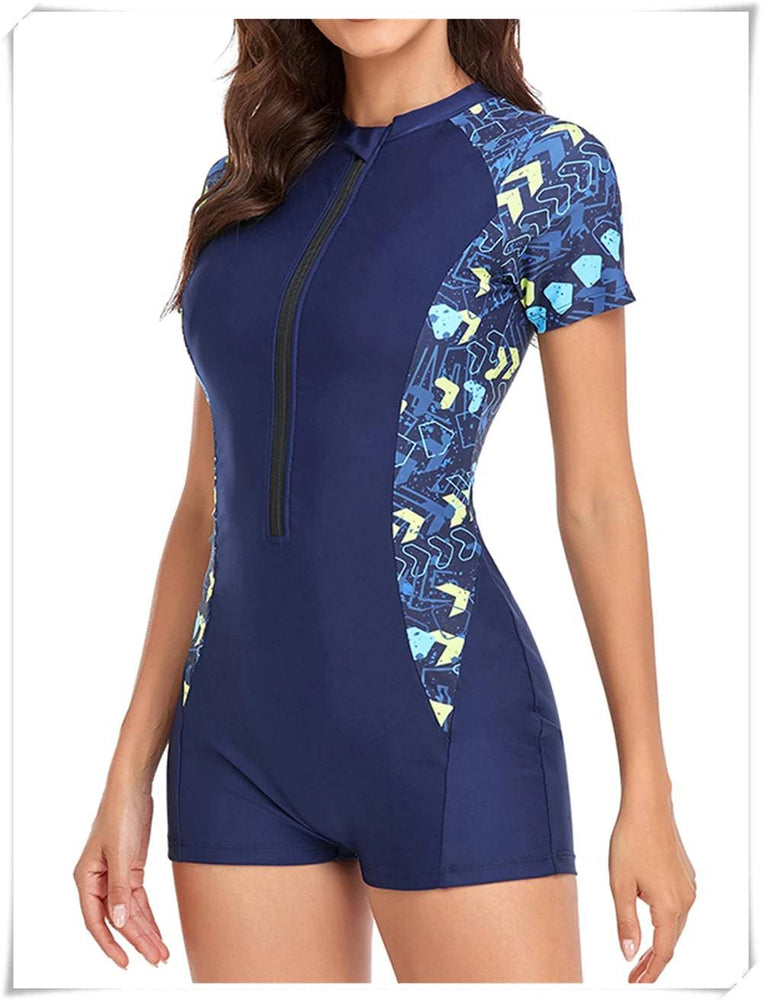 
                  
                    Long Sleeve Printed Swimsuit 2023 Women One Piece Surfing Swimwear Female Zipper Rashguard Diving Clothes Bathing Swimming Suit
                  
                