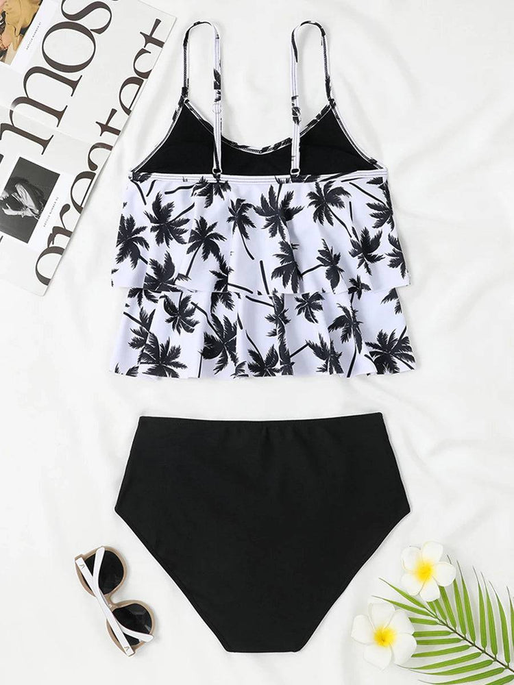 
                  
                    2023 Printed Tankini Two Piece Swimsuit Women Strape Ruffle Swimwear Female Triangle Bathing Suit Beachwear Swimming Summer
                  
                