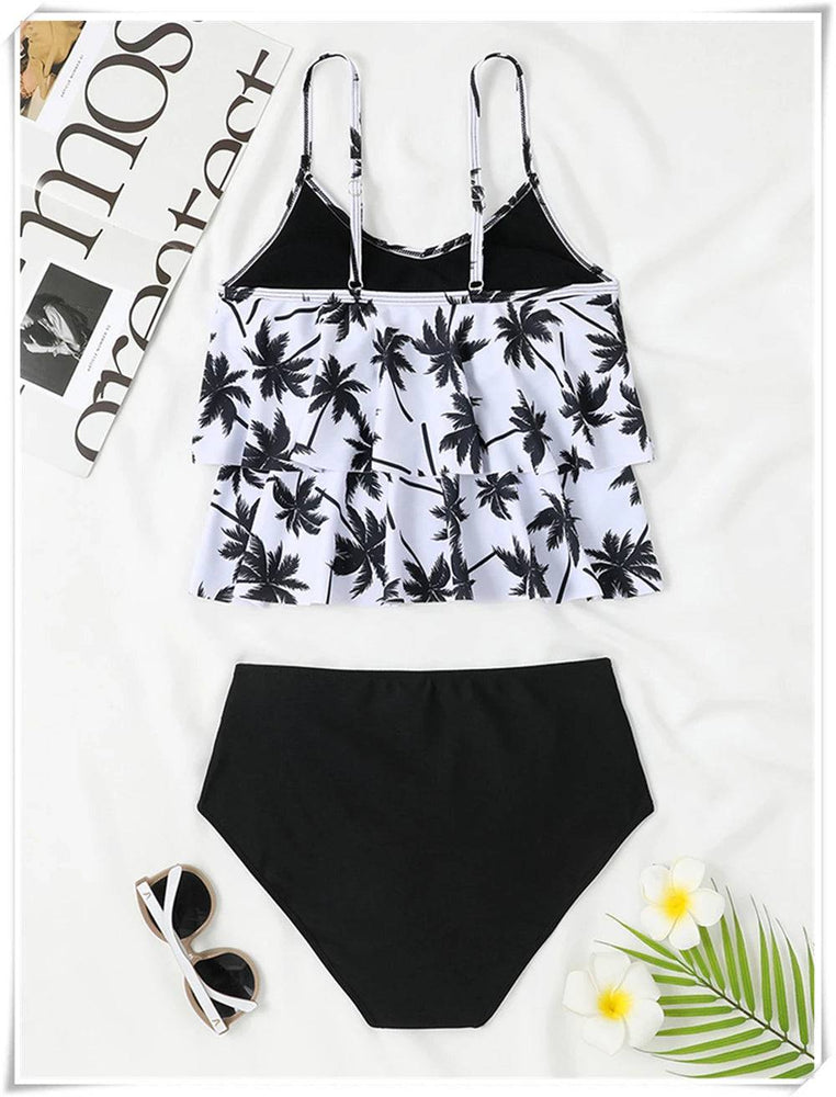 
                  
                    2023 Printed Tankini Two Piece Swimsuit Women Strape Ruffle Swimwear Female Triangle Bathing Suit Beachwear Swimming Summer
                  
                