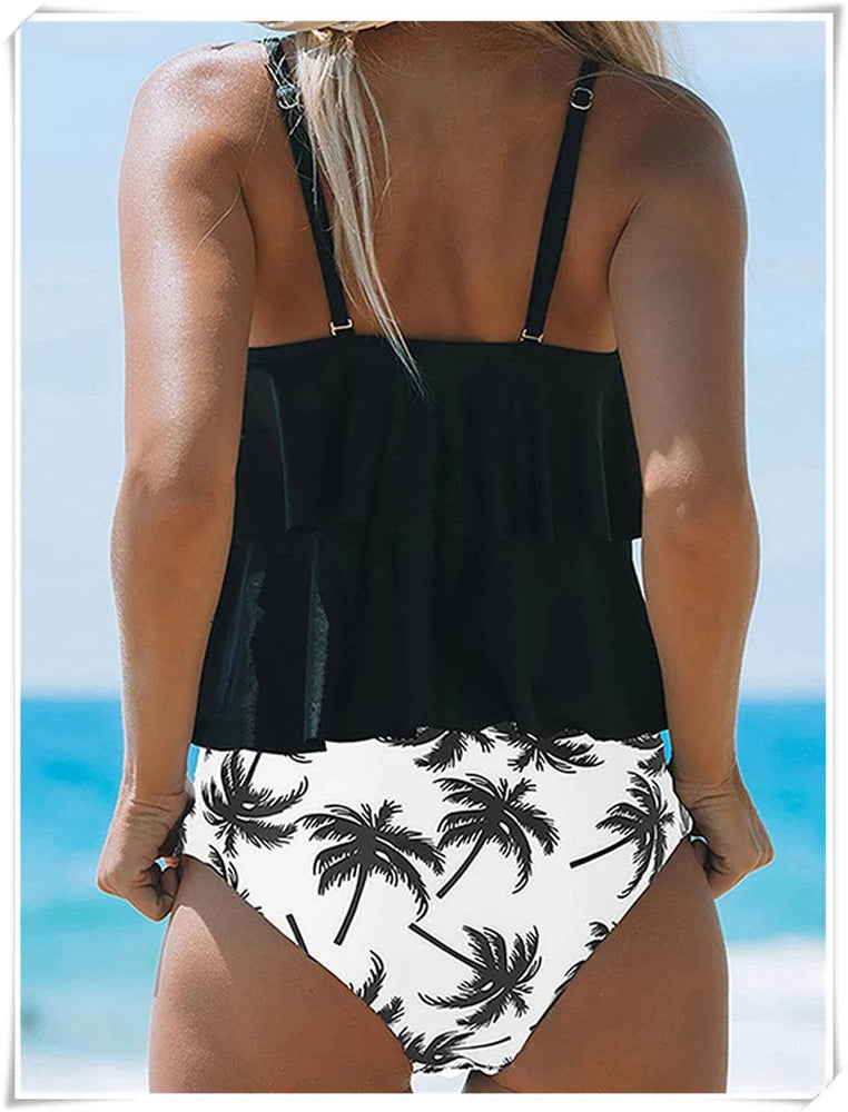 
                  
                    2023 Printed Tankini Two Piece Swimsuit Women Strape Ruffle Swimwear Female Triangle Bathing Suit Beachwear Swimming Summer
                  
                