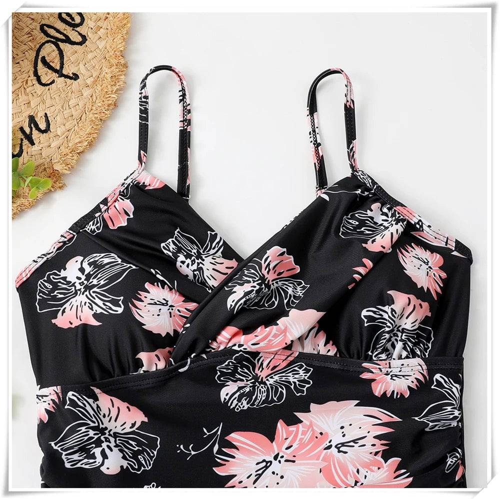 
                  
                    Strape Swimsuit 2023 Women One Piece Vintage Swimwear Female Sexy Printed Bodysuit Bather Bathing Swimming Suit Summer Beachwear
                  
                