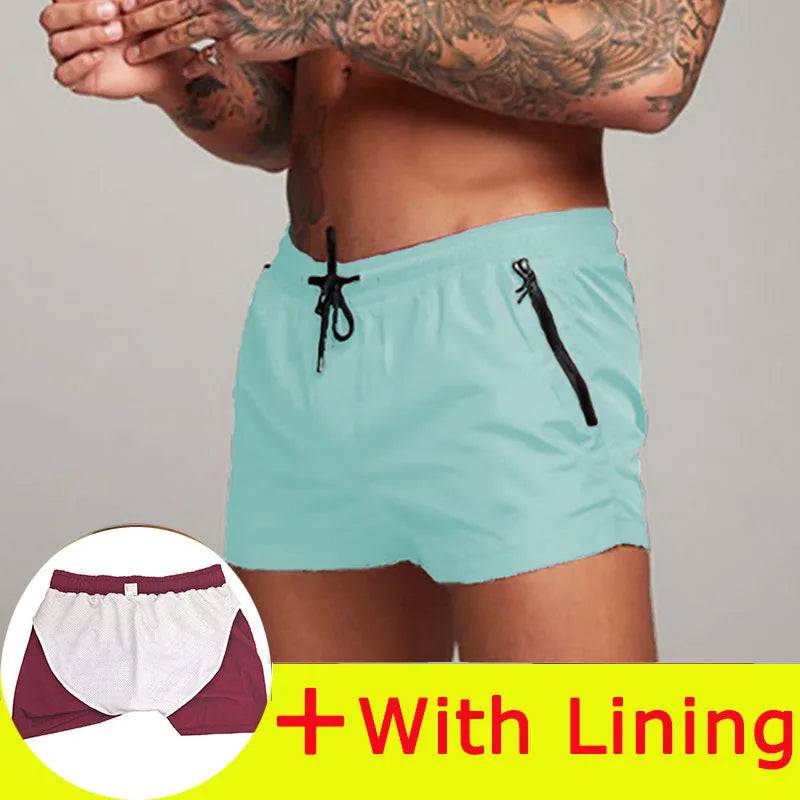 
                  
                    2024 New Mens Sexy Swimsuit Swimming Man Swimwear Men Briefs Beach Shorts Swim Trunks Sports Suits Surf Board Shorts erkek mayo
                  
                