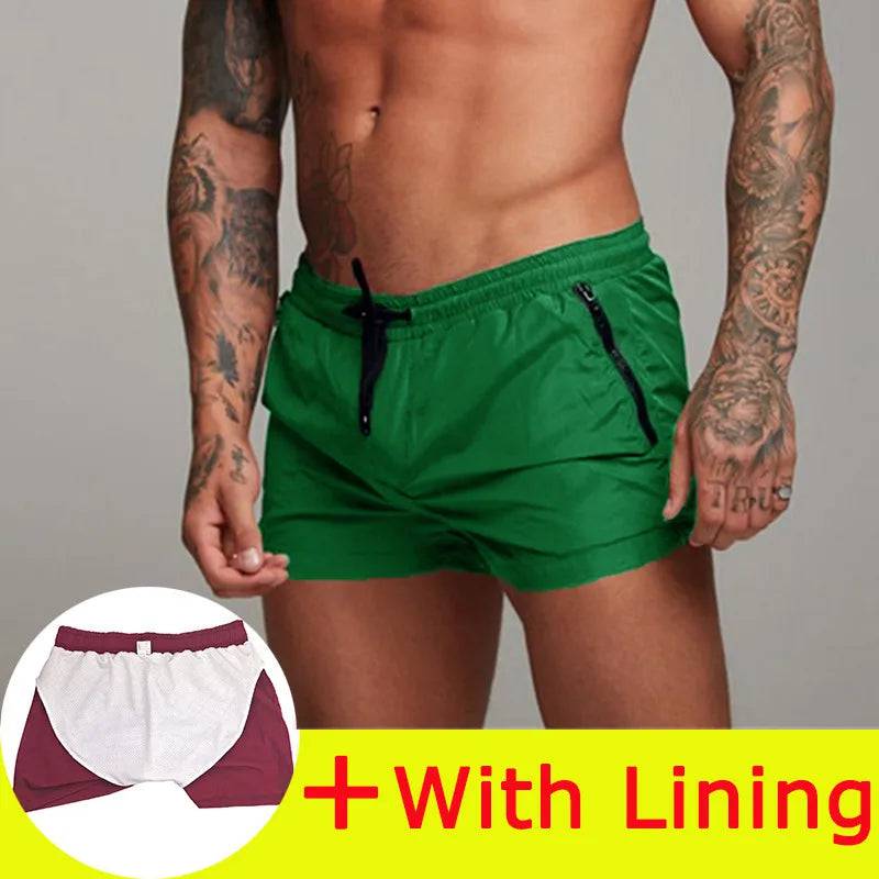 
                  
                    2024 New Mens Sexy Swimsuit Swimming Man Swimwear Men Briefs Beach Shorts Swim Trunks Sports Suits Surf Board Shorts erkek mayo
                  
                