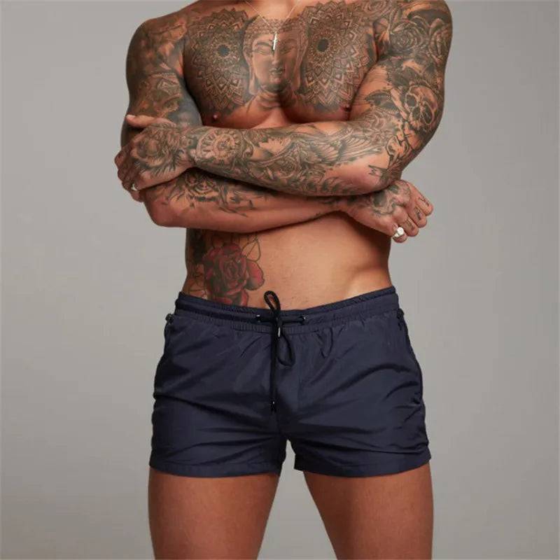 
                  
                    2024 New Mens Sexy Swimsuit Swimming Man Swimwear Men Briefs Beach Shorts Swim Trunks Sports Suits Surf Board Shorts erkek mayo
                  
                