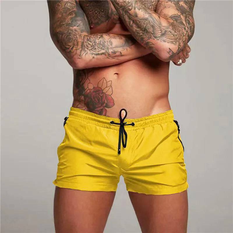 
                  
                    2024 New Mens Sexy Swimsuit Swimming Man Swimwear Men Briefs Beach Shorts Swim Trunks Sports Suits Surf Board Shorts erkek mayo
                  
                