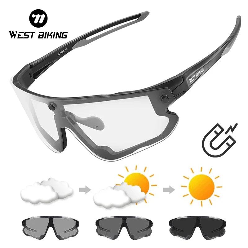 
                  
                    UV400 Photochromic Cycling Glasses Ultralight TR-90 Frame Magnetic Adsorption Lenses Cool Biking Fishing Sunglasses
                  
                