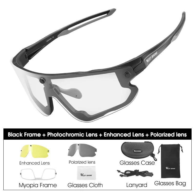 
                  
                    UV400 Photochromic Cycling Glasses Ultralight TR-90 Frame Magnetic Adsorption Lenses Cool Biking Fishing Sunglasses
                  
                