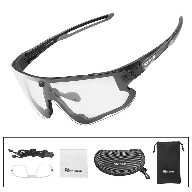 UV400 Photochromic Cycling Glasses Ultralight TR-90 Frame Magnetic Adsorption Lenses Cool Biking Fishing Sunglasses