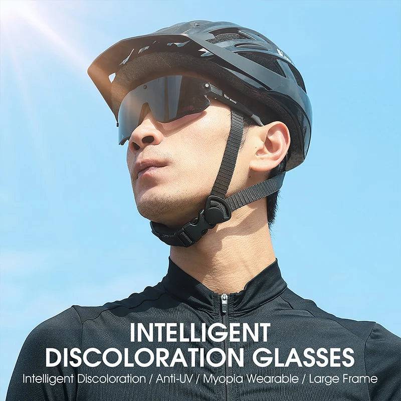 
                  
                    UV400 Photochromic Cycling Glasses Ultralight TR-90 Frame Magnetic Adsorption Lenses Cool Biking Fishing Sunglasses
                  
                