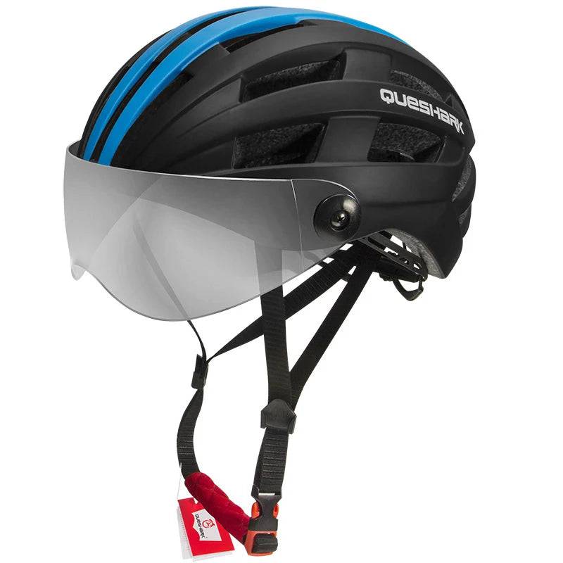 
                  
                    Ultralight Cycling Helmet for Men Women with Removable Transparent Lens for MTB Road Bike Motorcycle Riding Safety
                  
                