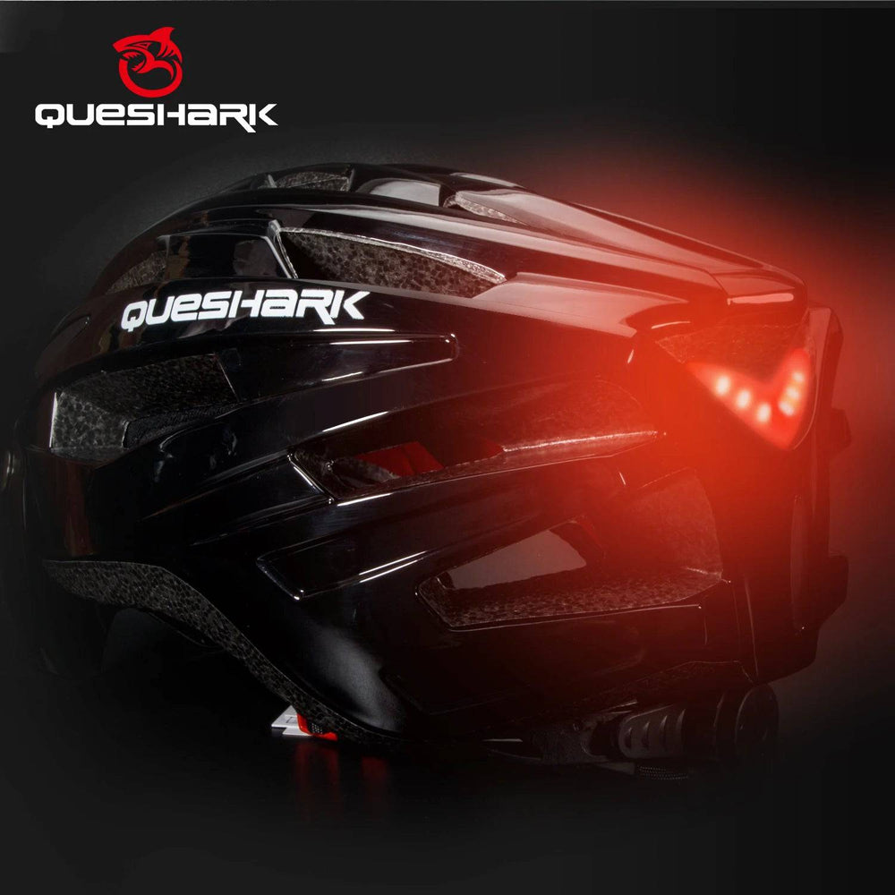 
                  
                    QUESHARK Ultralight Cycling Helmet for Men and Women with LED Taillight Removable Big Size Lens for MTB Road Bike Riding
                  
                