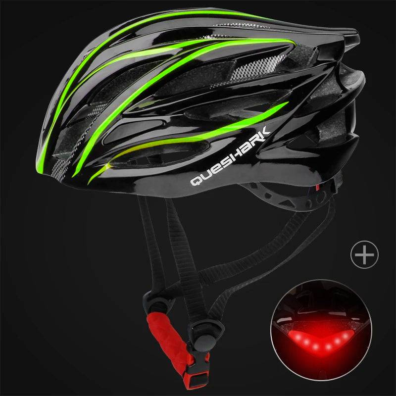 
                  
                    Ultralight Cycling Helmet for Men and Women QUESHARK with LED Taillight for MTB Road Bike Bicycle Motorcycle Riding Ventilated Safety Cap
                  
                