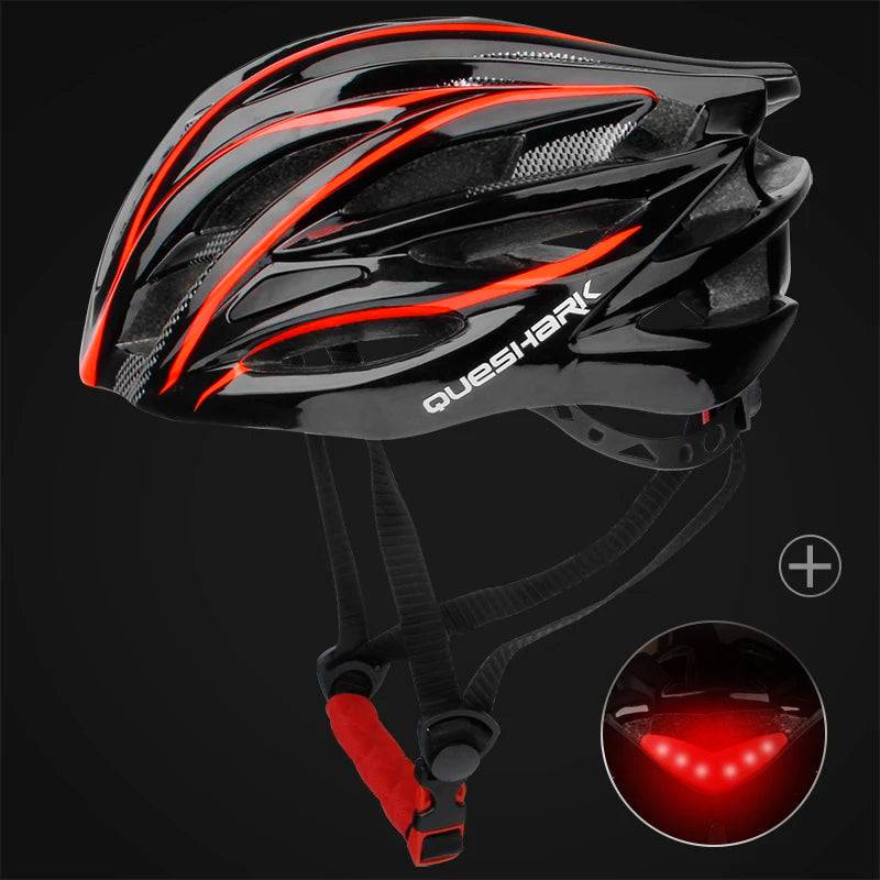 
                  
                    Ultralight Cycling Helmet for Men and Women QUESHARK with LED Taillight for MTB Road Bike Bicycle Motorcycle Riding Ventilated Safety Cap
                  
                