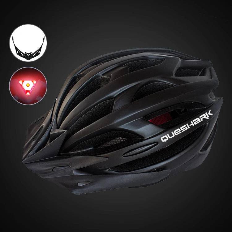 
                  
                    Ultralight Cycling Helmet with LED Taillight Safety Cap for Men Women Suitable for MTB Road Bike Motorcycle Riding
                  
                