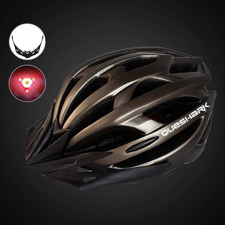 
                  
                    Ultralight Cycling Helmet with LED Taillight Safety Cap for Men Women Suitable for MTB Road Bike Motorcycle Riding
                  
                