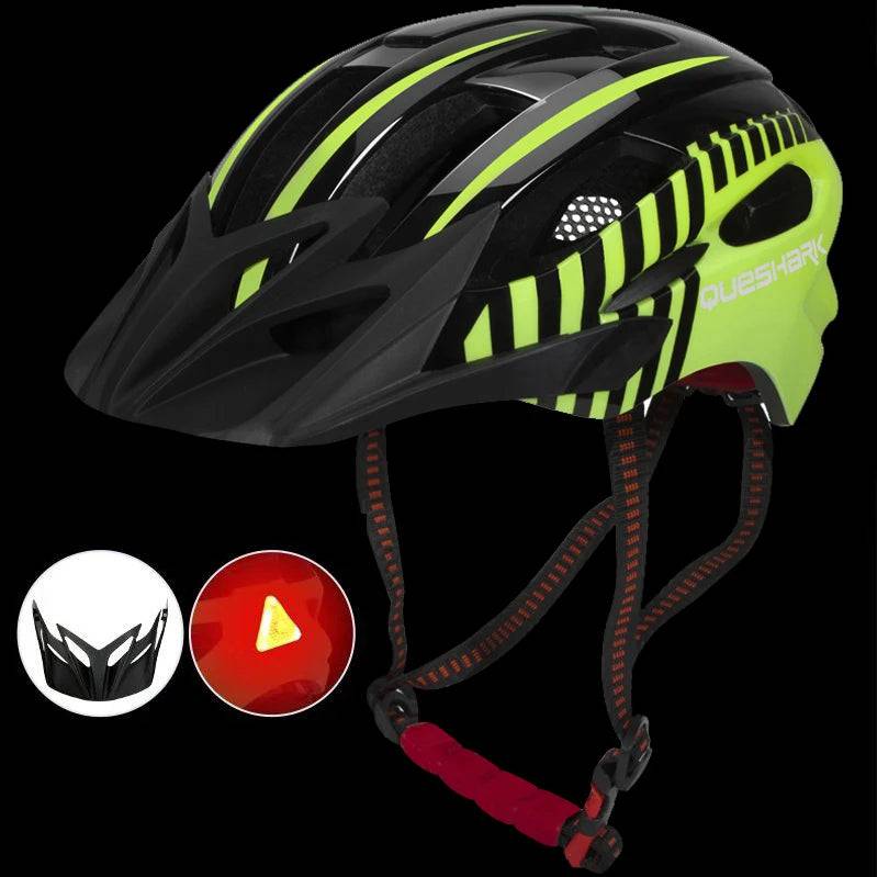 
                  
                    Ultralight Cycling Helmet with LED Taillight Safety Cap for Men Women Suitable for MTB Road Bike Motorcycle Riding
                  
                