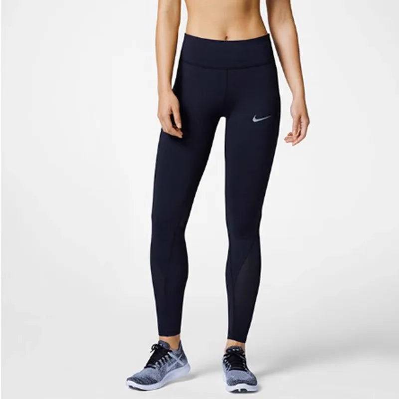 
                  
                    Original Nike Leggings Women's High Stretch Running Fitness Yoga Training Leggings Sports Quick Dry Nine-point Pants 889562-010
                  
                