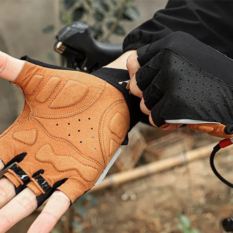 
                  
                    WEST BIKING Summer Cycling Gloves Half Finger Gym Sports Track Mitts For Men Women Non-Slip Breathable Motorcycle Bike Gloves
                  
                