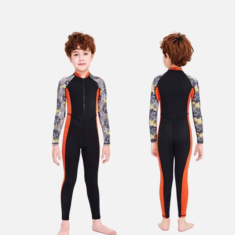 
                  
                    One-Piece Children Swimsuits Kid Swimwear Boys Long Sleeve Sun Protection (including swimming caps)
                  
                