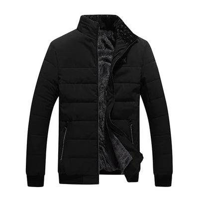 
                  
                    Winter Men's Padded Jacket Fashion Men Fleece Thicken Warm Parka Classic Casual Outdoor Windbreaker Thermal Jackets Men Clothing
                  
                