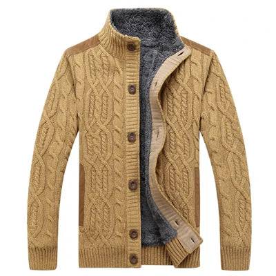 
                  
                    DIMUSI Winter Men's Sweaters Fashion Men Fleece Warm Knitted Sweater Coats Casual Men Slim Fit Wool Knitted Cardigan Clothing
                  
                