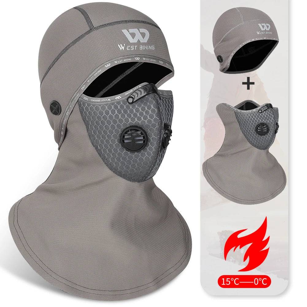 
                  
                    WEST BIKING Winter Thermal Balaclava For Cycling Ski Beanies Mask Sets Fleece Windproof Motorcycle MTB Helmet Cap Cycling Scarf
                  
                