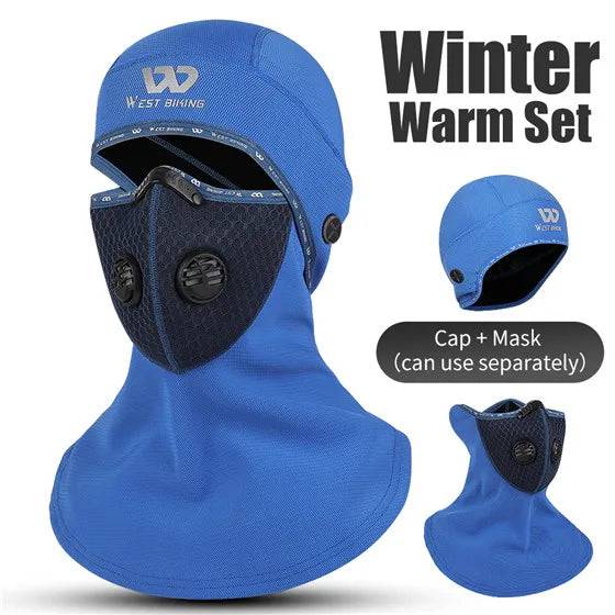 
                  
                    WEST BIKING Winter Thermal Balaclava For Cycling Ski Beanies Mask Sets Fleece Windproof Motorcycle MTB Helmet Cap Cycling Scarf
                  
                