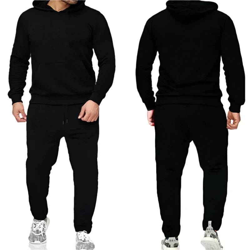 Men's Clothing Fashion Track Suits Sports Wear Jogging Suits Hooded Tracksuit Set Clothes Hoodies+Sweatpants Sweat Suits