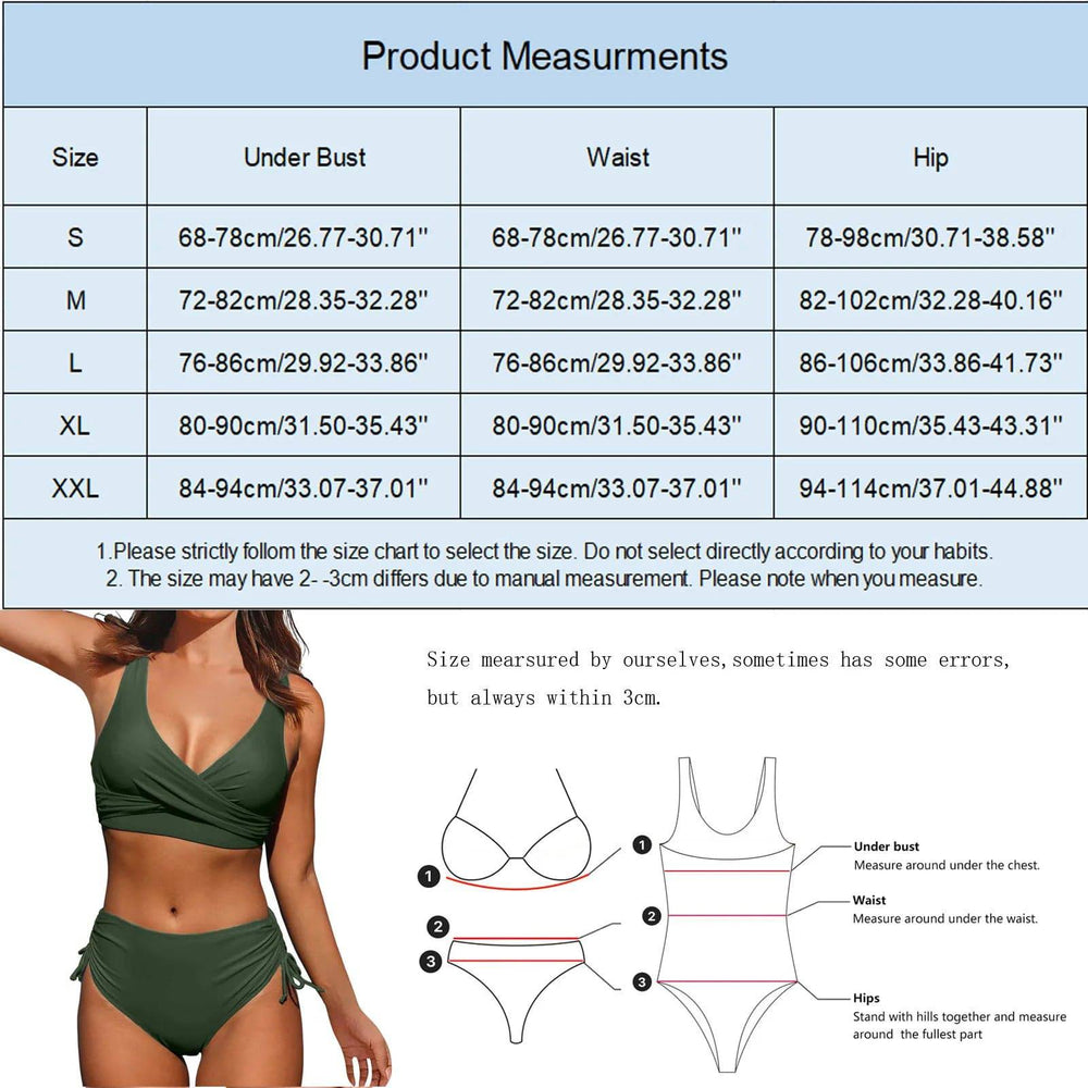 
                  
                    Swimwear 2024 Women Sexy Push Up Two Piece Swimsuits Solid Color Retro Ruched Swimming Suit Drawstring Female Bathing Suit
                  
                