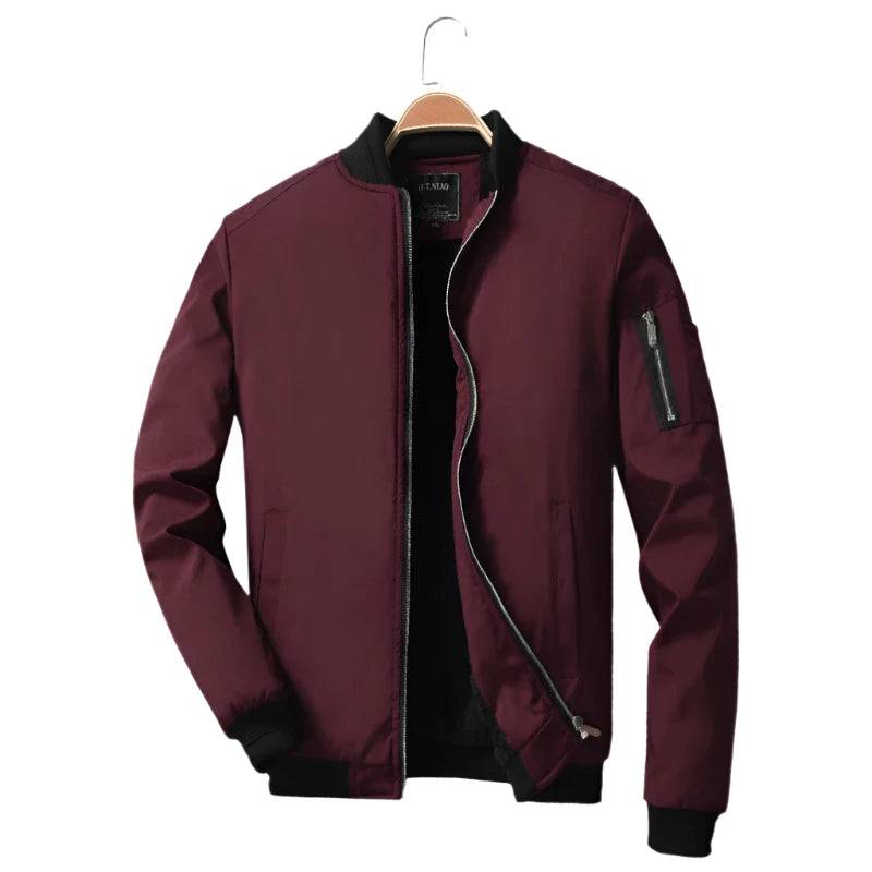 DIMUSI Autumn Men's Bomber Zipper Jacket Male Casual Streetwear Hip Hop Coats Fashion Fleece Warm Baseball Jackets Men Clothing