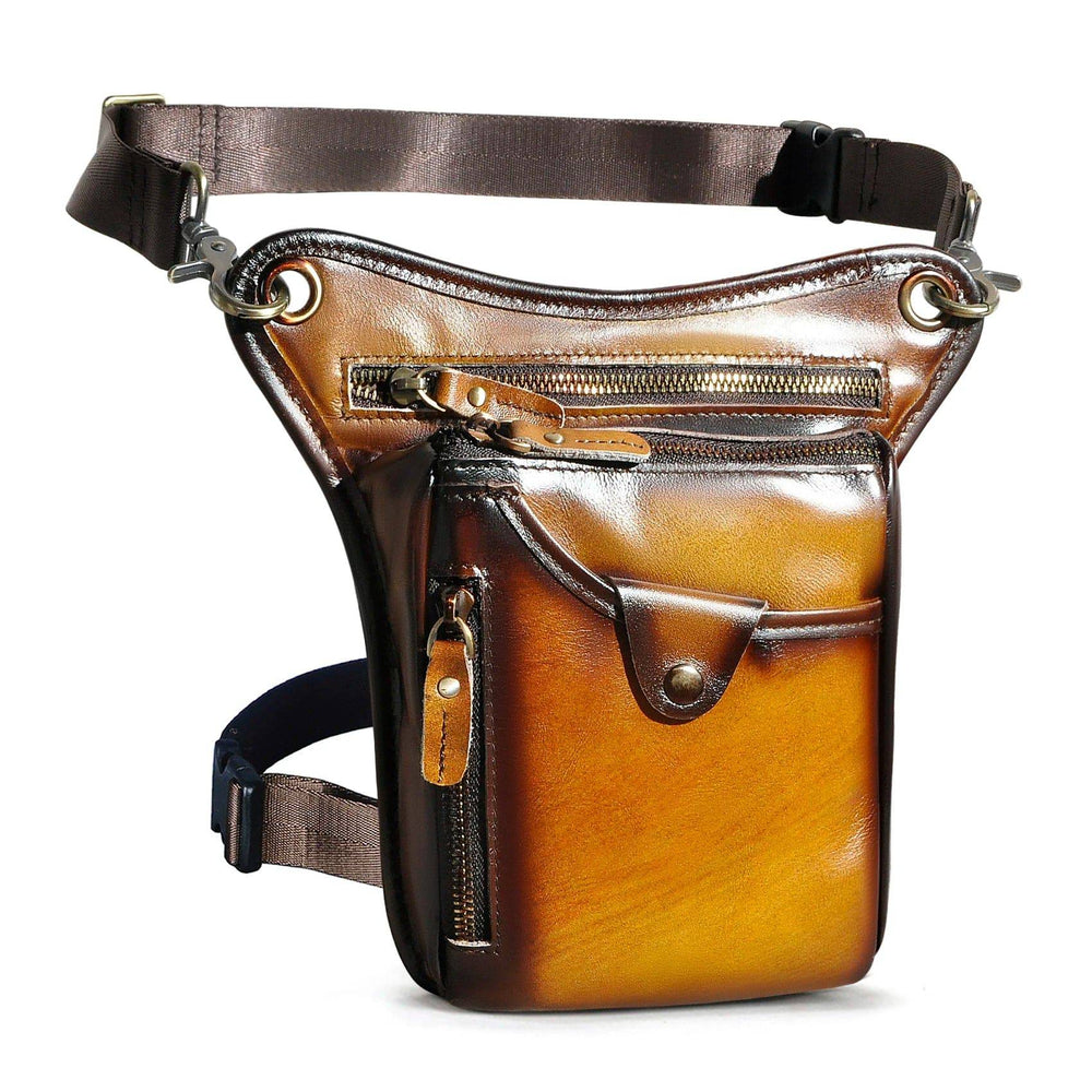 
                  
                    Thick Crazy Horse Leather Men Design Casual Coffee Classic Shoulder Sling Bag Fashion Travel Fanny Waist Belt Pack Leg Bag 211-5
                  
                