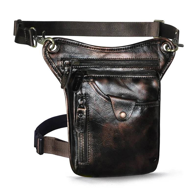 
                  
                    Thick Crazy Horse Leather Men Design Casual Coffee Classic Shoulder Sling Bag Fashion Travel Fanny Waist Belt Pack Leg Bag 211-5
                  
                