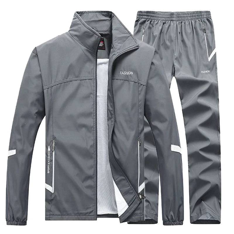 
                  
                    Men's Sportswear Sets Spring Autumn 2 Piece Tracksuit Sports Suit Jacket+Pant Sweatsuit Male Outdoor Train Clothing Asian Size
                  
                