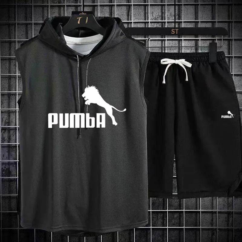 
                  
                    Brand  Summer Men's Two Piece Set CasualT-Shirt and Shorts Set Mens Sports Suit Fashion Short Sleeve Tracksuit Hooded T-shirt
                  
                