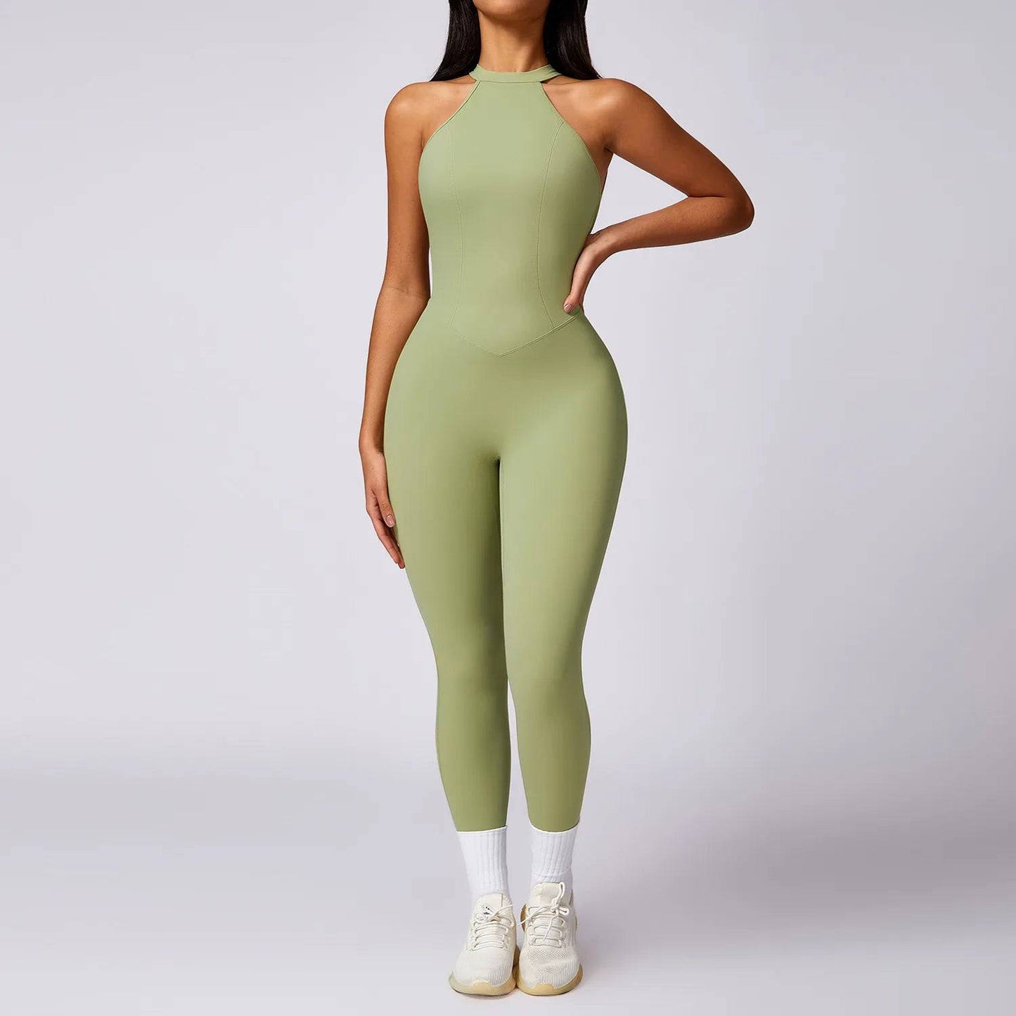 
                  
                    Gym Jumpsuit Women Set Training Yoga Suit Sportswear Sports Jumpsuit Fitness Rompers Workout Clothes Sexy Scrunch Butt Bodysuits
                  
                