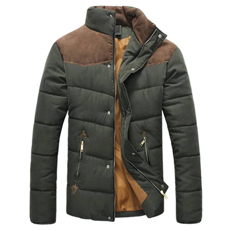 
                  
                    DIMUSI Winter Jacket Men Warm Casual Parkas Cotton Stand Collar Winter Coats Male Padded Overcoat Outerwear Clothing 4XL
                  
                