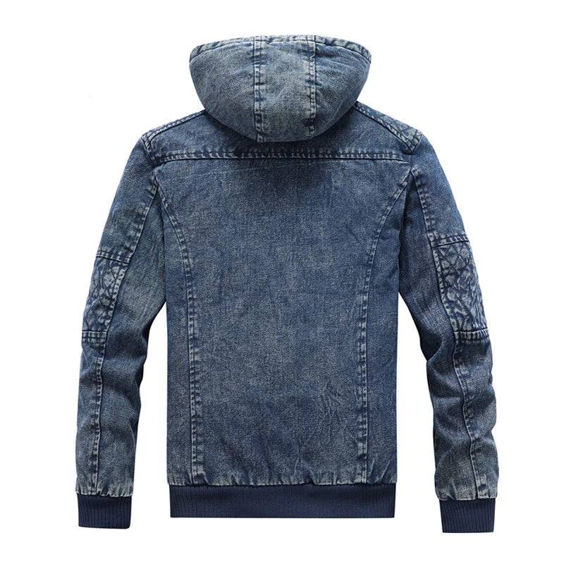 
                  
                    DIMUSI Men’s Denim Jacket Trendy Fashion Male Denim Jean Hoodies Casual Male Fleece Warm Windbreaker Cowboy Coats Mens Clothing
                  
                